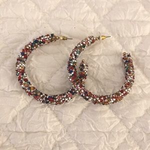Sparkle Hoop earrings